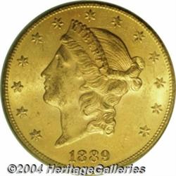 1889-CC $20 MS62 PCGS. Out of the 800-900