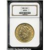 Image 1 : 1893 $20 MS63 NGC. Copper-gold color over a