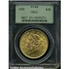 Image 1 : 1895 $20 MS63 PCGS. One of the more available