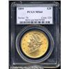 Image 1 : 1899 $20 MS64 PCGS. A lustrous apricot colored