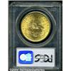Image 2 : 1899 $20 MS64 PCGS. Well struck with radiantly