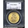 Image 1 : 1900 $20 MS63 PCGS. An appealing yellow-gold