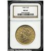 Image 1 : 1900 $20 MS64 NGC. Sharply struck with rich
