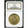 Image 1 : 1900 $20 MS64 NGC. Nicely struck devices, with