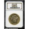Image 1 : 1900-S $20 MS63 NGC. Boldly impressed devices,