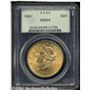 Image 1 : 1901 $20 MS64 PCGS. Well struck and fully