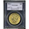 Image 1 : 1902-S $20 MS62 PCGS. A lustrous example of