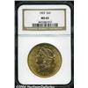 Image 1 : 1903 $20 MS65 NGC. A very well preserved