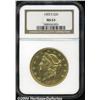 Image 1 : 1903-S $20 MS63 NGC. A brightly lustrous and