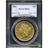 Image 1 : 1904 $20 MS63 PCGS. Remarkably prooflike on