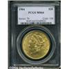 Image 1 : 1904 $20 MS64 PCGS. Exceedingly lustrous with