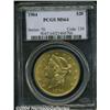 Image 1 : 1904 $20 MS64 PCGS. A fully struck coin and