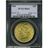 Image 1 : 1904 $20 MS64 PCGS. A lovely, fully struck