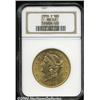 Image 1 : 1906-S $20 MS63 NGC. Extremely lustrous with
