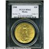 Image 1 : 1908 $20 Motto MS62 PCGS. The frosty luster is