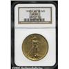 Image 1 : 1908-D $20 Motto MS63 NGC. A flashy
