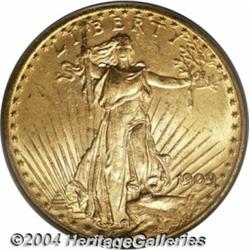 1909 $20 MS63 PCGS. Long overlooked in favor