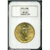 Image 1 : 1911 $20 MS63 NGC. Attractive, subtle