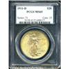 Image 1 : 1911-D $20 MS65 PCGS. Fully struck with