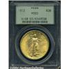 Image 1 : 1912 $20 MS63 PCGS. Bright and satiny with an