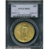 Image 1 : 1914 $20 MS62 PCGS. Subdued luster, a