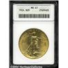 Image 1 : 1924 $20 MS61 ANACS. Fully struck with a few