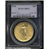 Image 1 : 1924 $20 MS63 PCGS. The design elements are