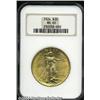 Image 1 : 1924 $20 MS65 NGC. Apricot-gold over a