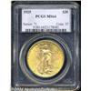 Image 1 : 1925 $20 MS64 PCGS. Lustrous with a few tiny