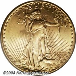 1925 $20 MS66 PCGS. This outstanding