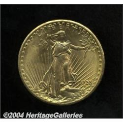 1928 $20 MS60 Lightly Cleaned Uncertified. The