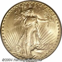 1929 $20 MS63 PCGS. Although not as difficult