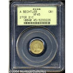 (1842-52) G$1 A.Bechtler Dollar, 27G. 21C.