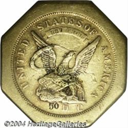 1851 $50 LE Humbert Fifty Dollar, 887 Thous.