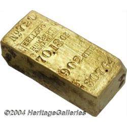 Kellogg & Humbert Gold Assay Ingot. By far the