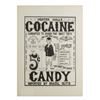 Image 1 : "Heater Halls Cocaine" Doper Poster Vintage Print.