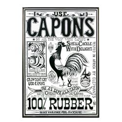 "Capons" Large Poster from Rolly's House.