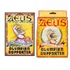 Image 1 : "Zeus - Olympian Supporter" Artwork & Prototype Box.