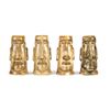 Image 1 : Set of 4 Tiki Salt & Pepper Shakers.