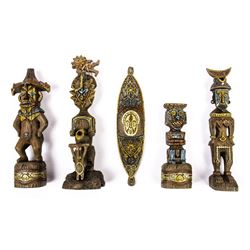 "Enchanted Tiki Room" Garden Gods Boxed Figure Set.