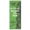 Image 1 : Signed "Enchanted Tiki Room" Wooden Ticket Plaque.