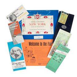 Collection of World's Fair Memorabilia.