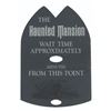 Image 1 : "Haunted Mansion" Wait Time Sign.