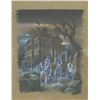 Image 1 : "Haunted Mansion" Original Hitchhiking Ghost Painting.
