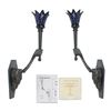 Image 1 : Pair of "Crypt Torch Sconce" Candle Holders.