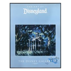 Signed "Haunted Mansion" Disney Gallery Poster.