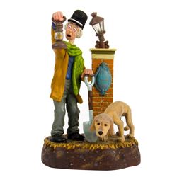 Haunted Mansion Gravekeeper Light-up Bobble Head