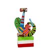 Image 1 : "Lizard with Tecate" Papier Mache Sculpture.