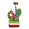 Image 2 : "Lizard with Tecate" Papier Mache Sculpture.