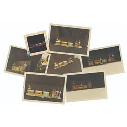 Set of Disneyland Ice Cream Cart Model Photos.